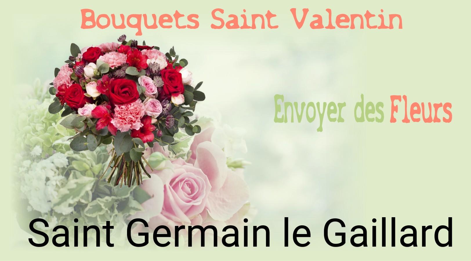 Roses de Saint-Valentin livrées à Saint-Germain-le-Gaillard